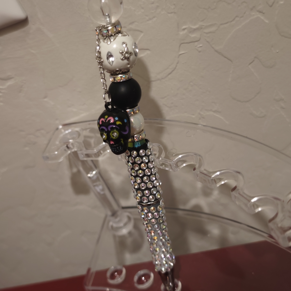 Crystal Day Of The Dead Skull Pen